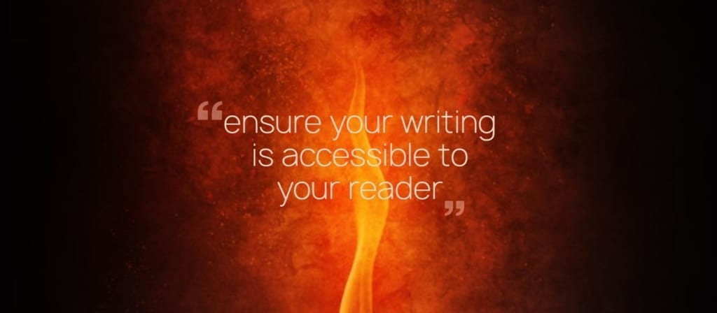 accessible writing